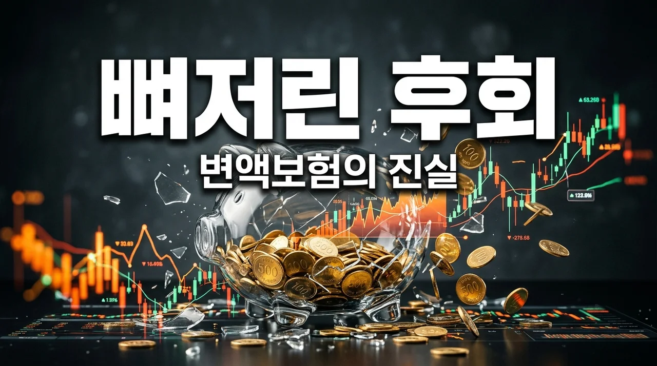 변액보험 해지 수익률 함정! 수익 10%인데 원금 손실인 이유, 7년 버티고 깨달은 사실