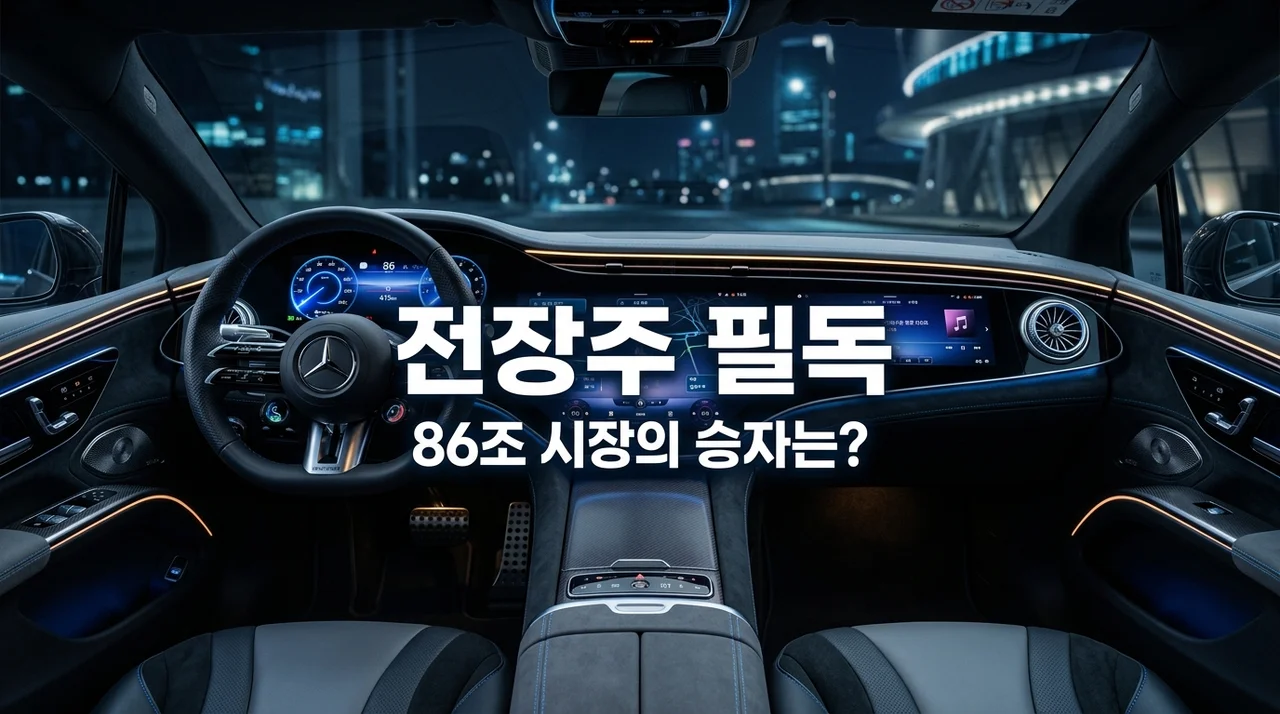 86조 차량용 디스플레이 전쟁, 삼성 LG 전장 수혜주 중 제가 '이것' 때문에 갈아탄 이유