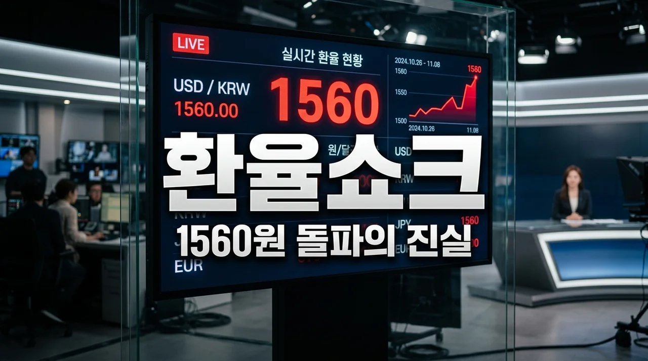 원달러 환율 1560원 돌파, 섣불리 달러 샀다가 밤잠 설친 제 경험담