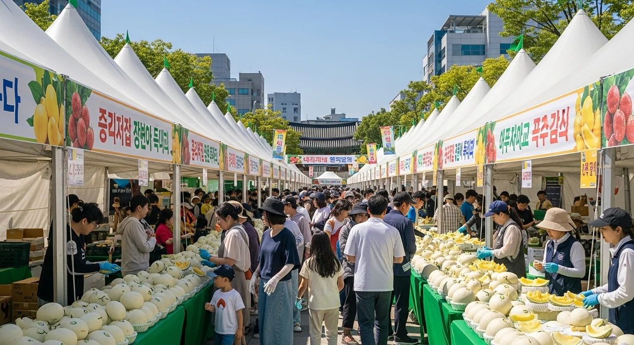 수신멜론 축제, 만만하게 보고 점심때 갔다가 차 돌렸던 제 경험담입니다