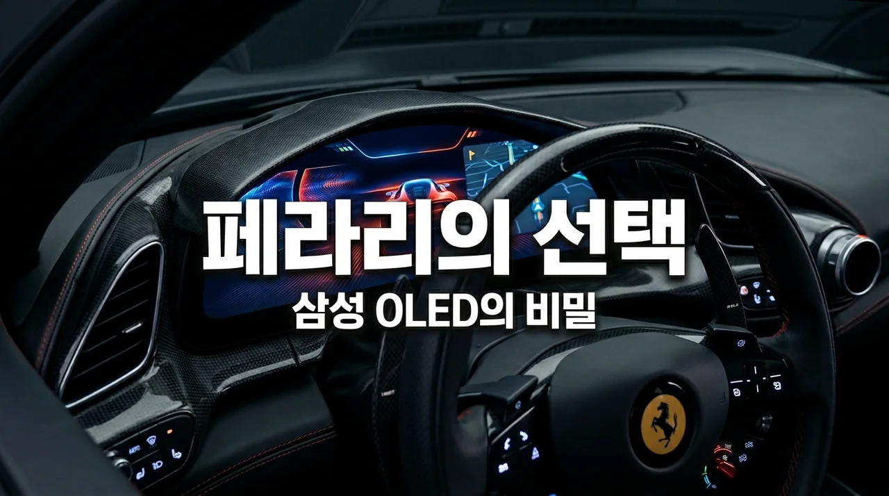 삼성디스플레이 페라리 루체 OLED 독점! 테크주 투자 전 꼭 봐야 할 리지드 전략