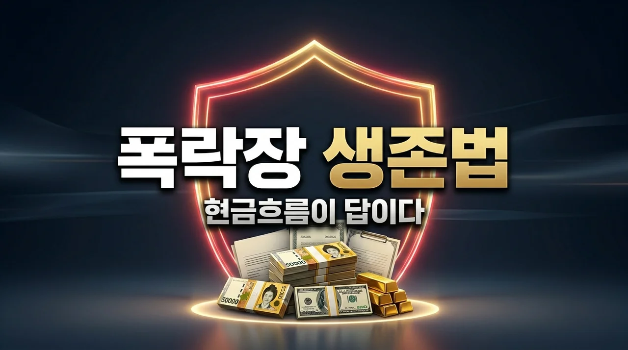 코스피 20% 하락 경고? 금리가 성장률 앞지를 때 제가 살아남은 유일한 방법