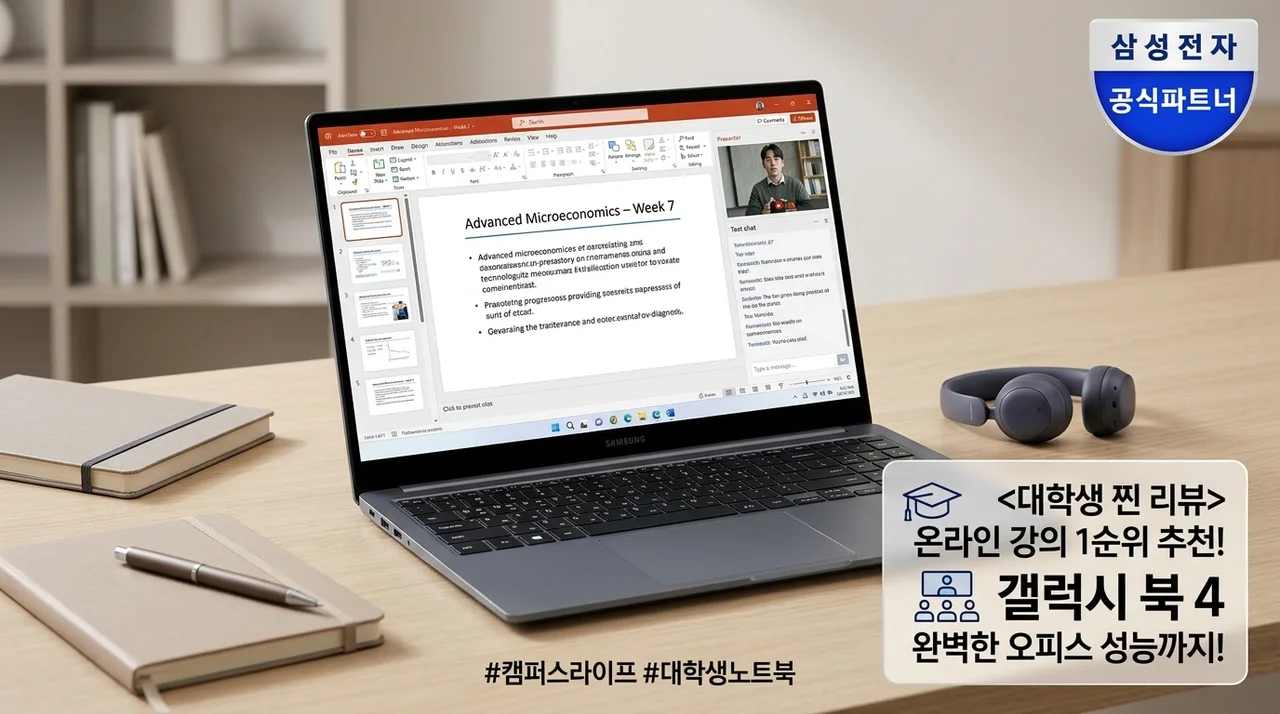 <실사용기> 삼성 갤럭시북4 사무용 노트북 대학생 인강용으로 딱인 이유