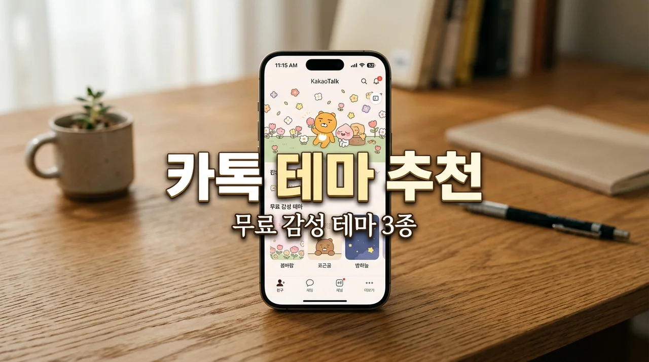 아이폰 무료 카톡 테마 추천! 토매이로·태닝 패트와매트 직접 써보고 정착한 3가지