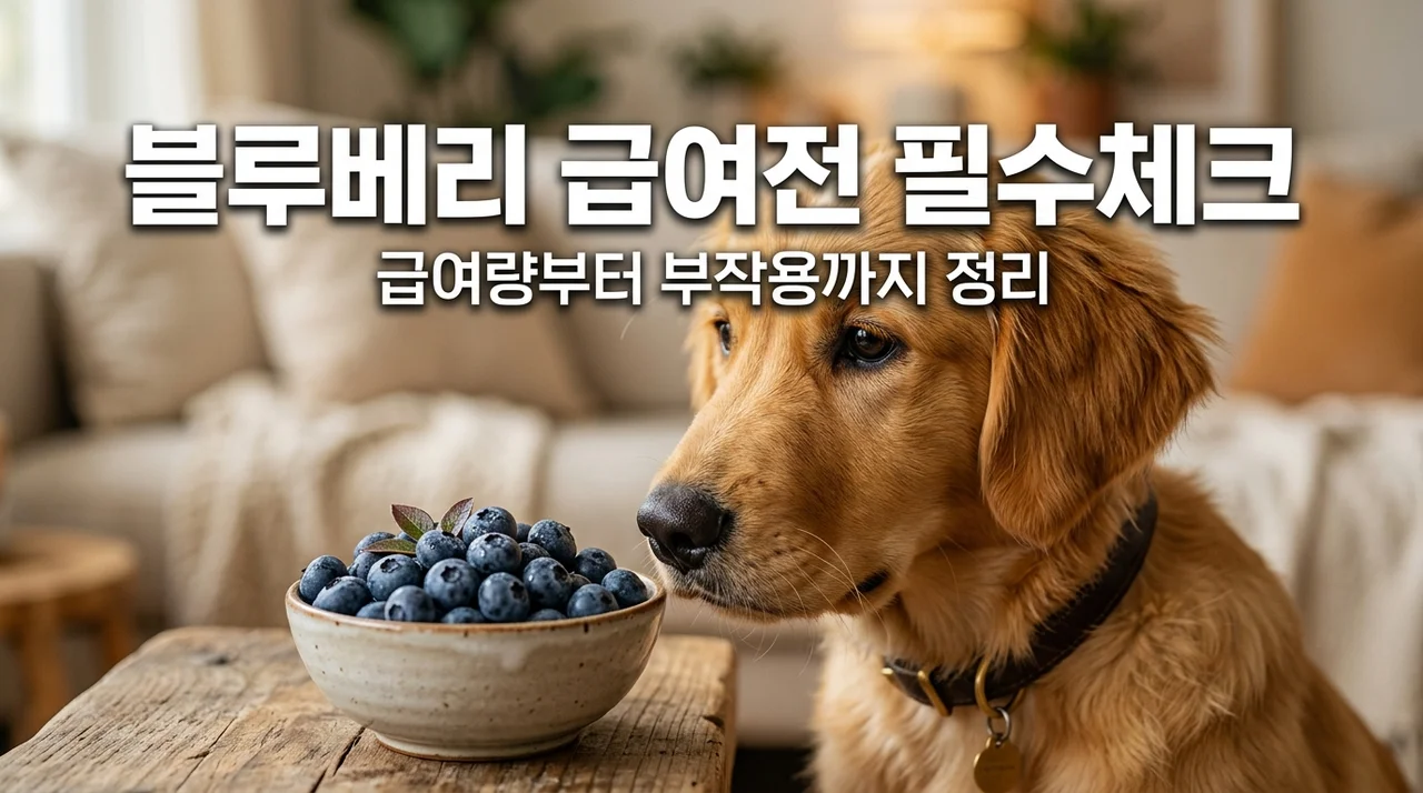 강아지 블루베리 먹어도 되나요? 직접 먹여보고 당황했던 급여량과 부작용 주의사항