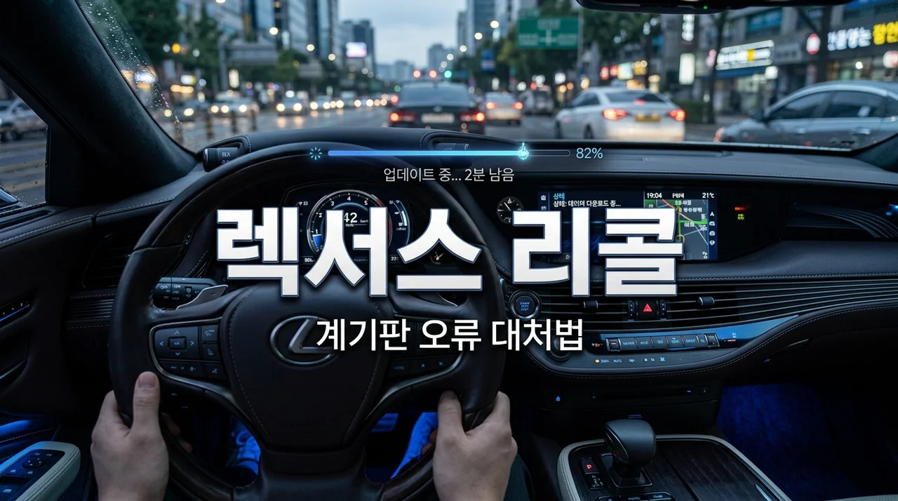 렉서스 계기판 오류 리콜 소식에 가슴 철렁했던 이유와 대처법 (GX550, UX300h 차주 필독)