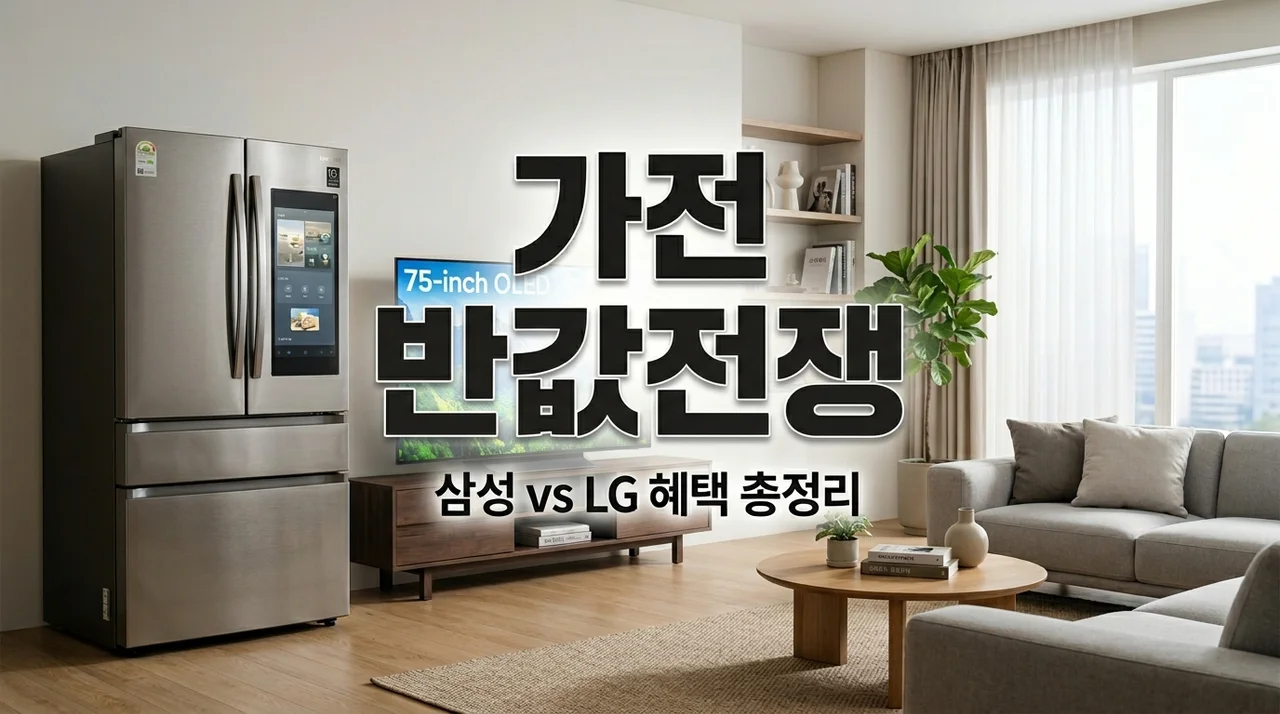 삼성 LG 가전제품 반값 할인 비교, 6월에 안 사면 후회할 뻔한 이유