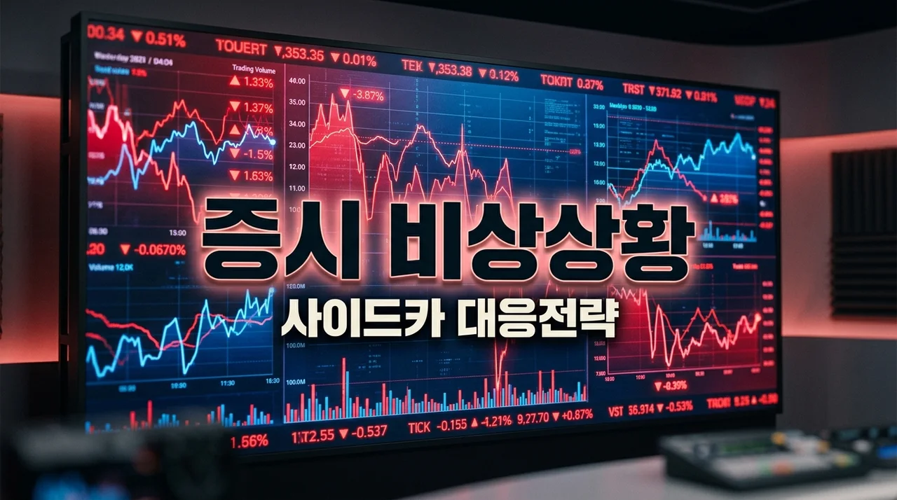 서킷브레이커 사이드카 뜻과 대응법… 주 1회 발동에 멘탈 나갔던 제 경험담