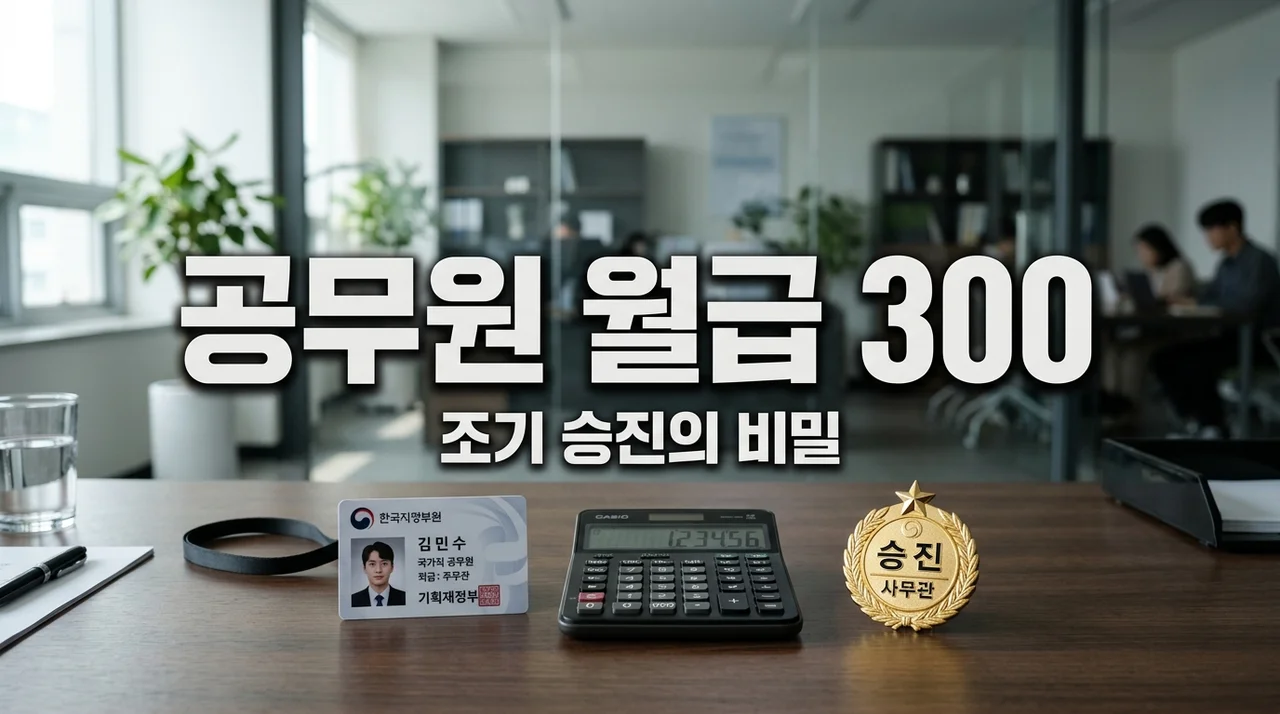 공무원 월급 300만 원 시대? 9급 초임 현실과 조기 승진, 직접 분석해보고 느낀 점