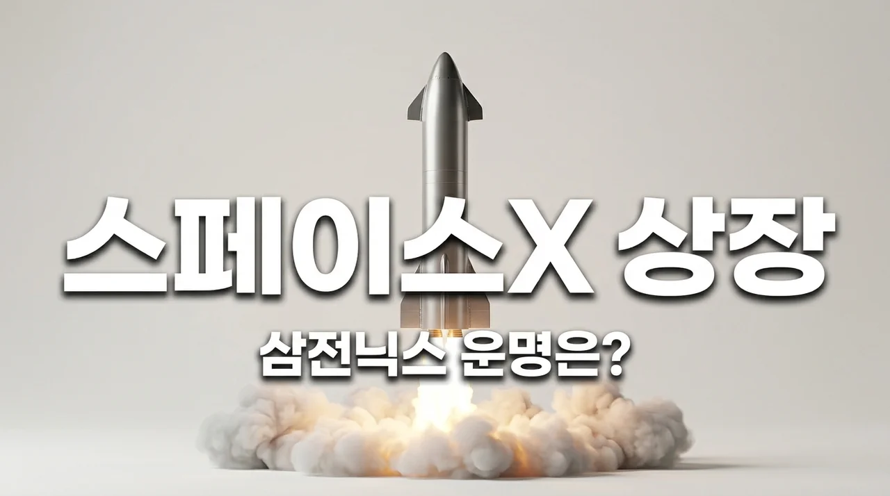스페이스X 상장 여파? 삼전닉스 주가 흔들릴 때 꼭 알아야 할 3가지