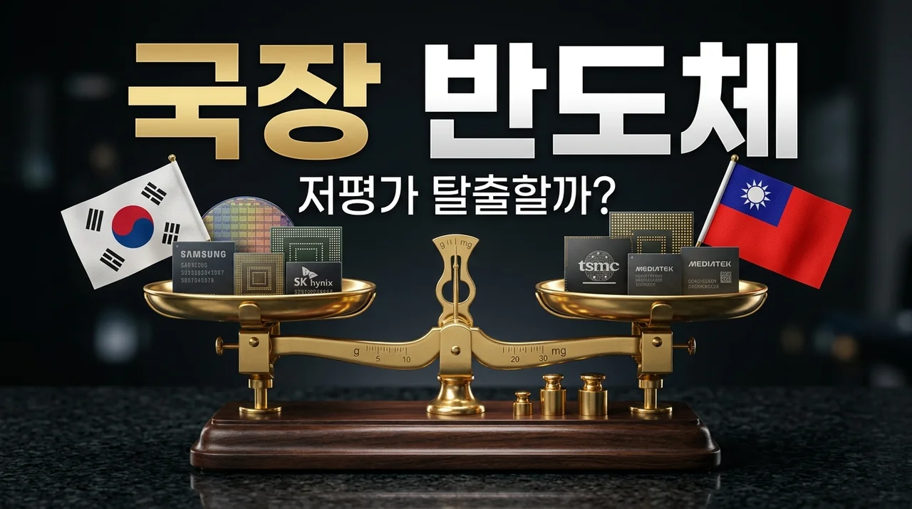삼성전자 SK하이닉스 주가, TSMC 이익 4배인데 저평가된 억울한 이유