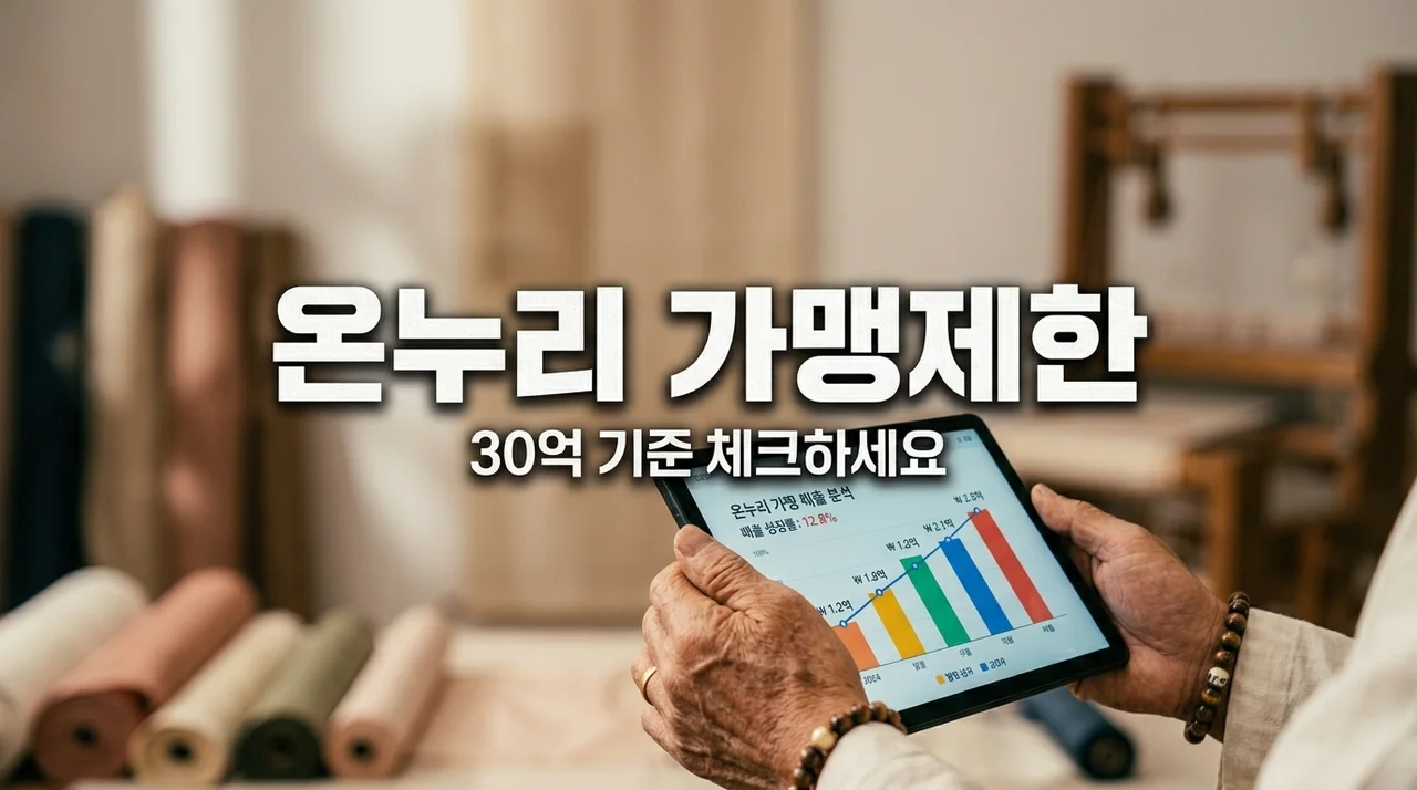 온누리상품권 가맹 취소? 연매출 30억 넘으면 겪게 될 당황스러운 상황과 대처법