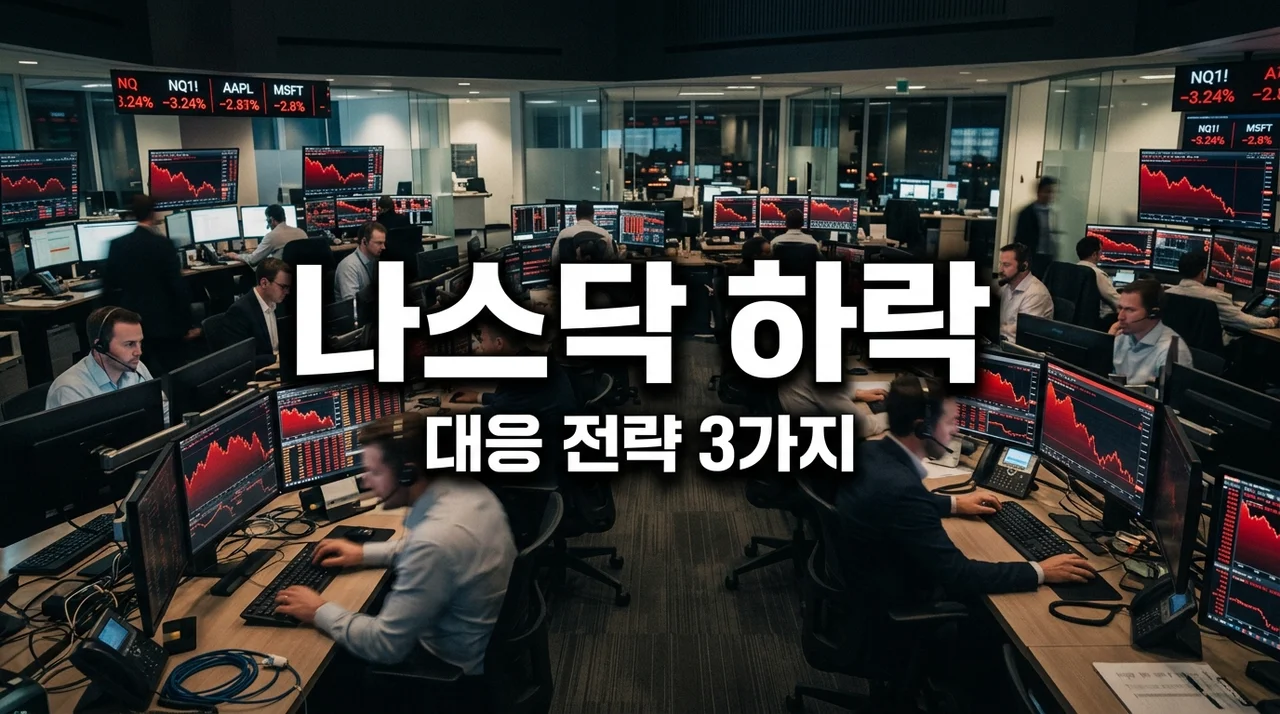 나스닥 하락과 엔비디아 조정 대응, 직접 겪어보고 깨달은 기술주 투자 주의점