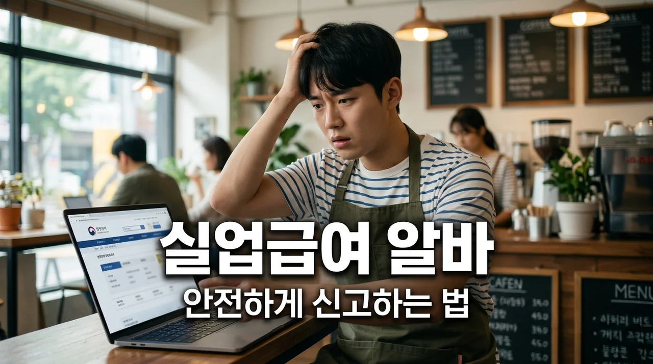 실업급여 알바 병행, 몰래 하다 큰코다친 사연? 안전하게 신고하고 받는 법