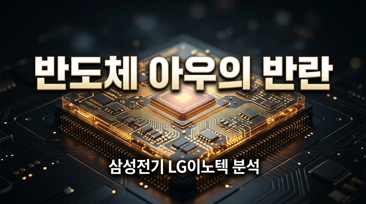 삼성전기 LG이노텍 주가 폭발, 반도체 대장주보다 '형만 한 아우'가 무서운 진짜 이유