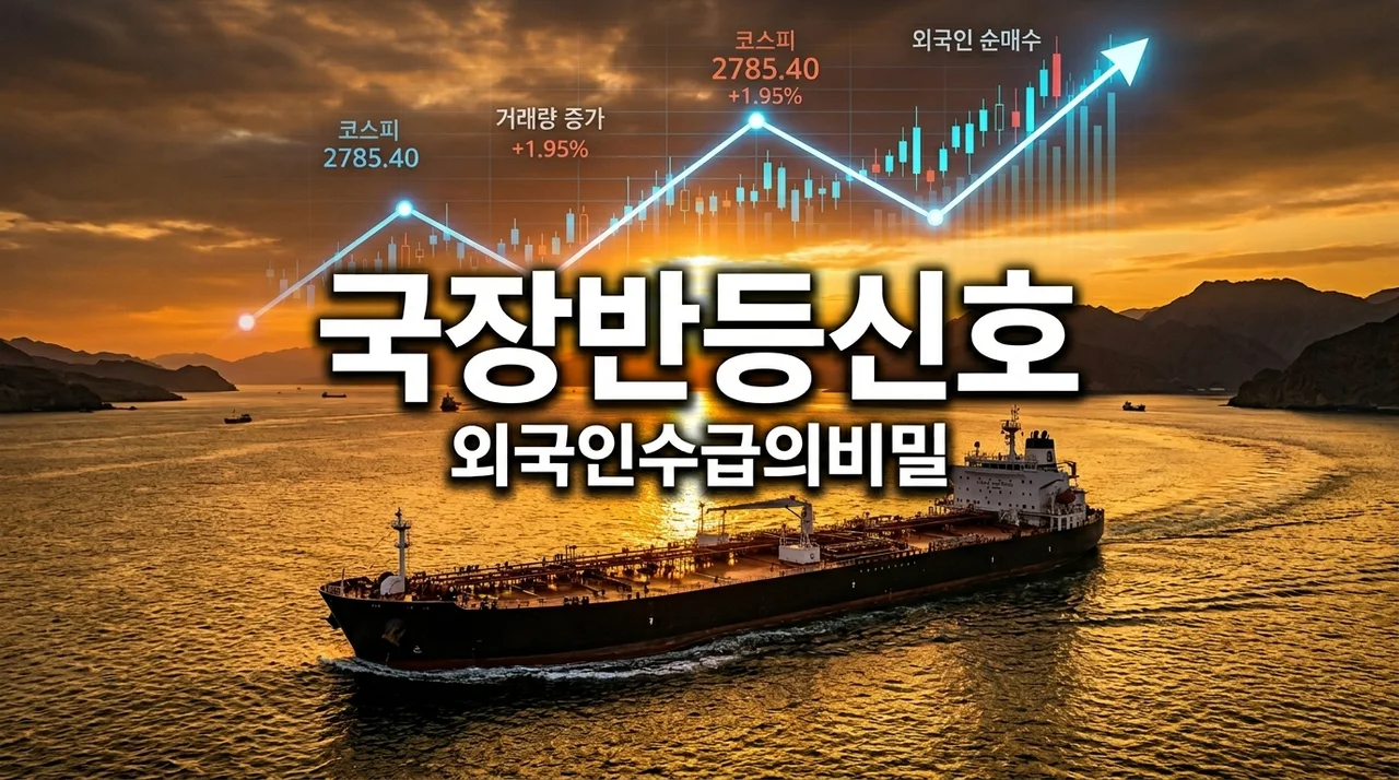 K-증시 외국인 유입 신호탄? 이란 협상 타결이 국장 반등의 핵심인 이유