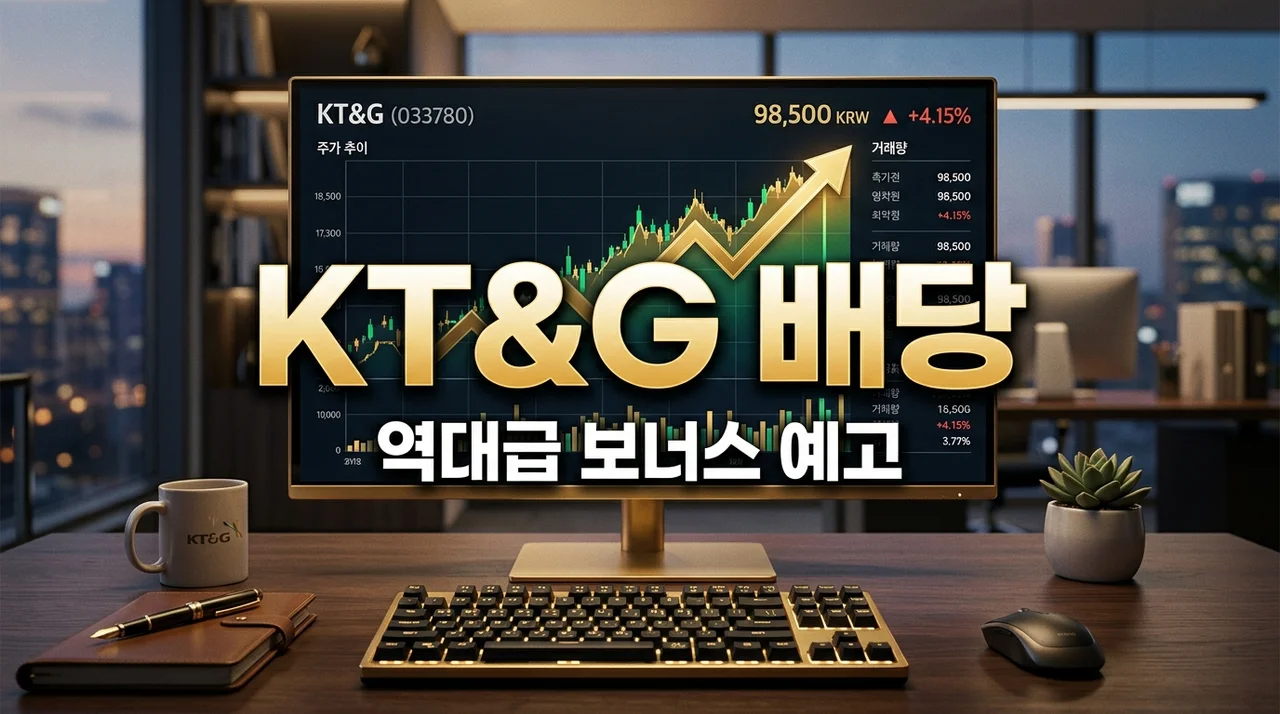 KT&G 주가 배당금 전망, 삼전 팔고 옮긴 외인들이 노리는 '이것'