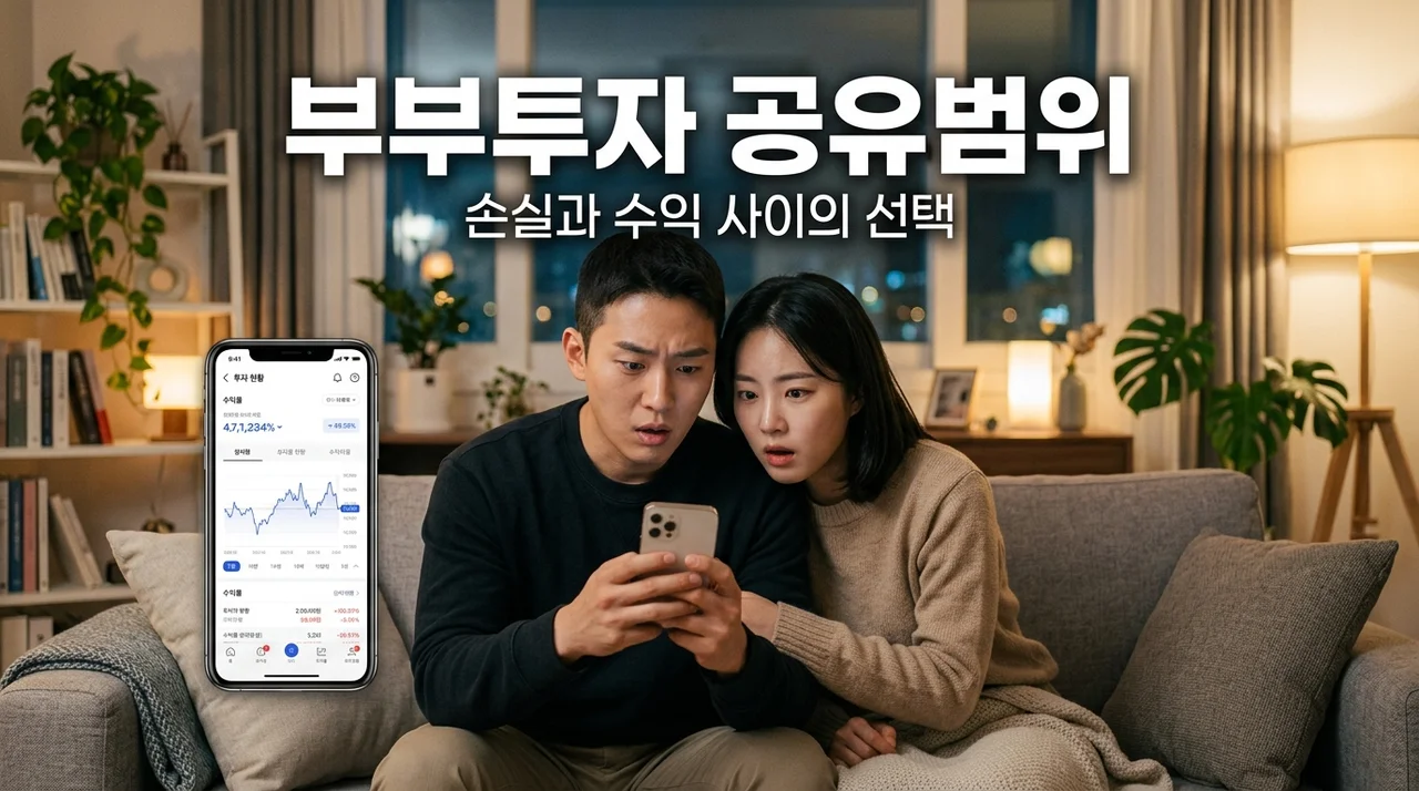 부부 주식 투자 어디까지 공유할까? 손실과 수익 사이에서 겪은 뼈아픈 교훈