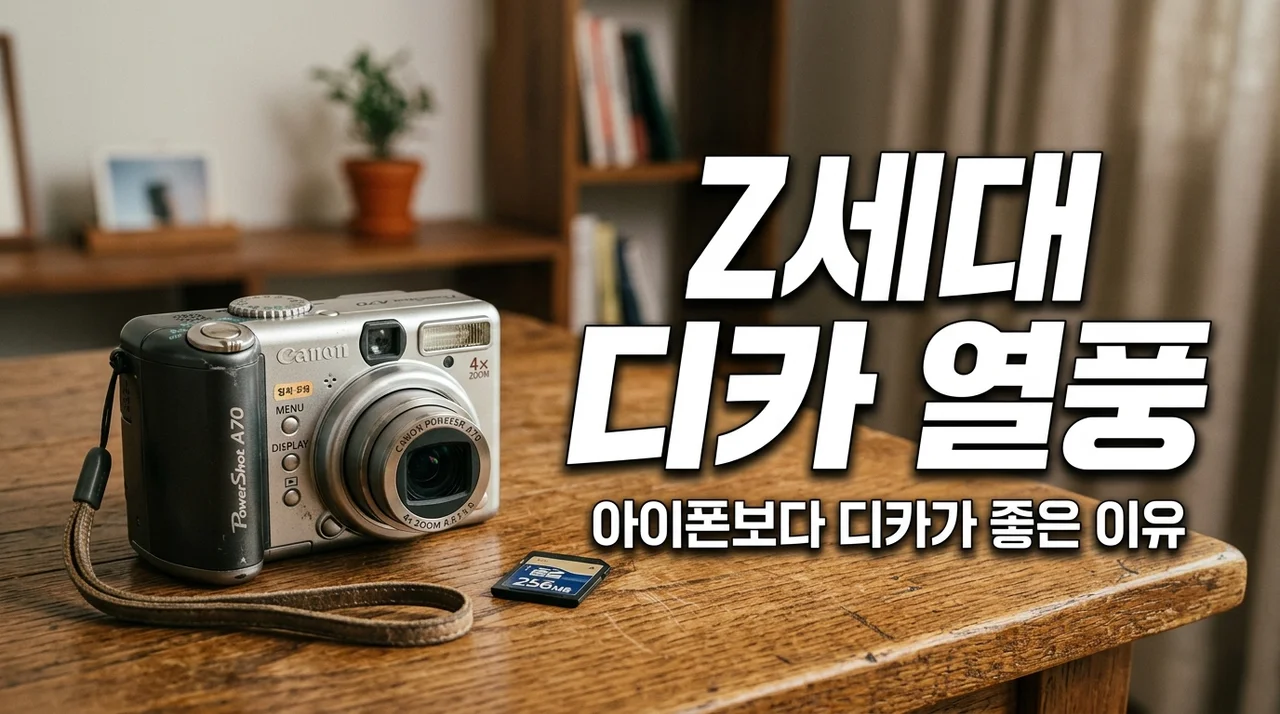 Z세대 디지털카메라 열풍, 아이폰 대신 불편한 디카를 선택한 진짜 이유