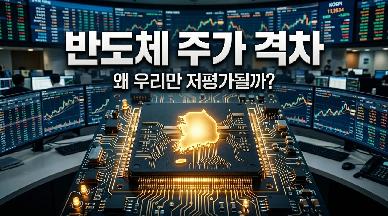 삼성전자 SK하이닉스 주가 왜 이럴까? TSMC보다 돈 더 버는데 4배 저평가된 이유