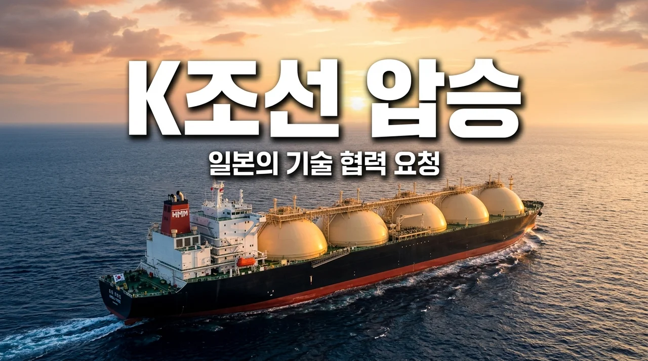 LNG선 기술 일본이 한국에 SOS? 40년 만에 판 뒤집힌 K조선의 위상