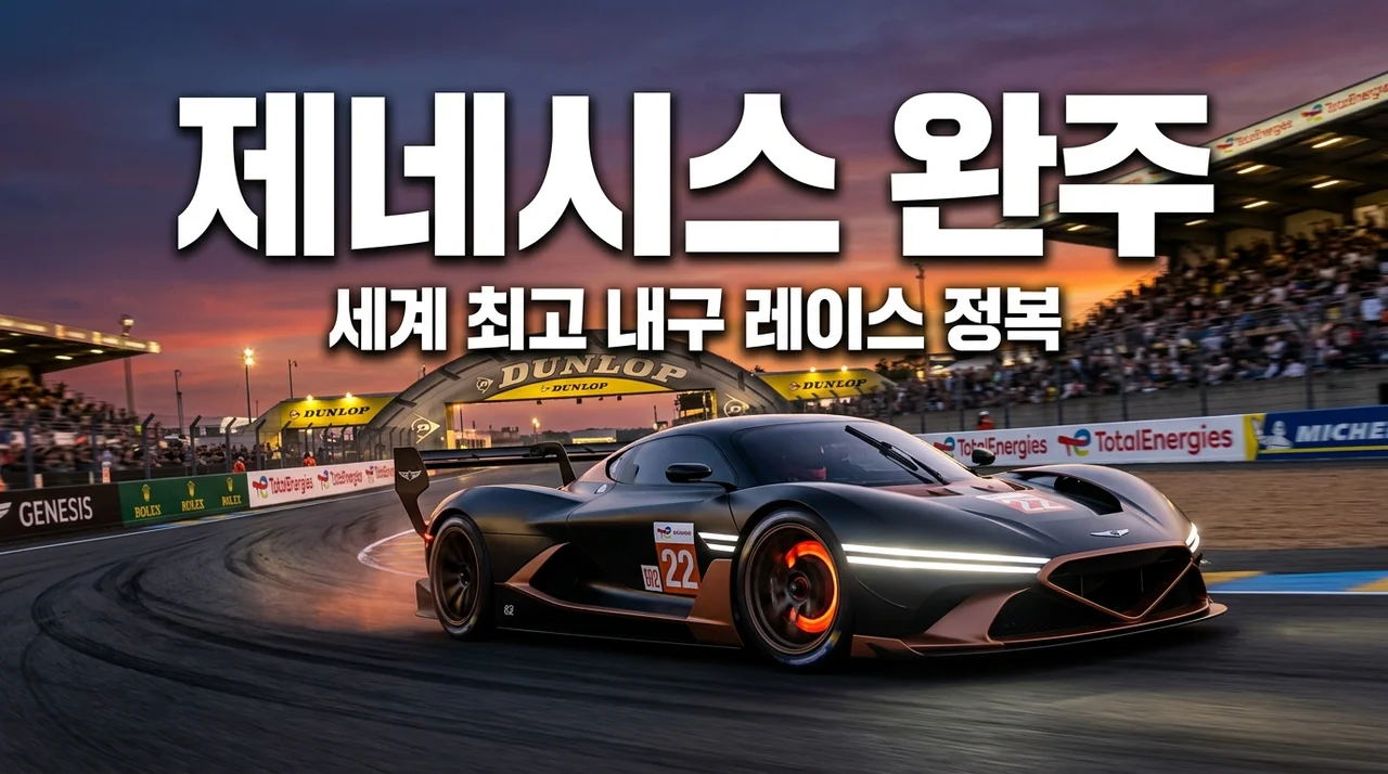 제네시스 르망 24 완주, 단순한 성공이 아니라 '내 차'의 미래가 바뀐 이유