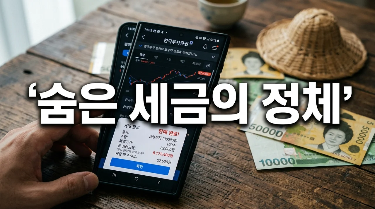 삼전 하닉 팔았는데 돈이 비네? 몰랐던 '농특세' 뼈저리게 느낀 이유