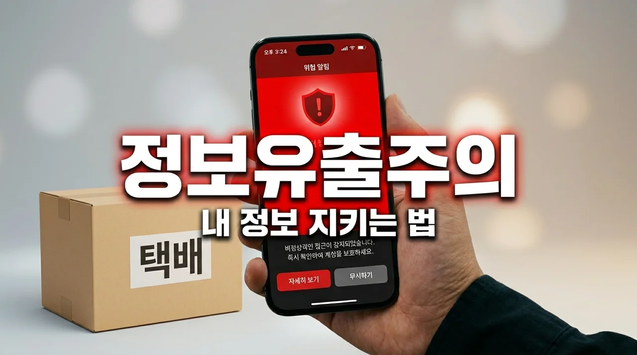 CU 택배 개인정보 유출, 내 정보 털렸을 때 멍하니 있으면 안 되는 이유 (보상 및 대처법)