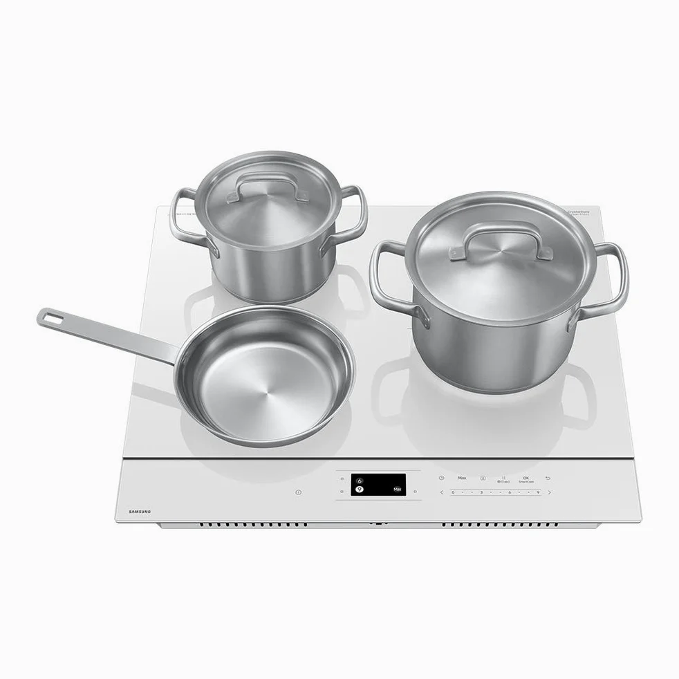 삼성전자 비스포크 CC80F63W1Z 화이트 인덕션 3구 빌트인 슬림핏 프레임리스 상세 이미지 3