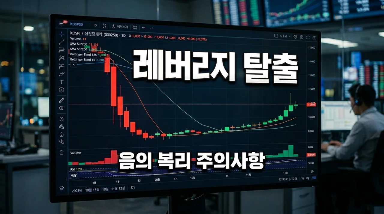삼전닉스 레버리지 ETF 고점 매수 후 탈출까지 10%? 직접 겪어본 음의 복리의 공포