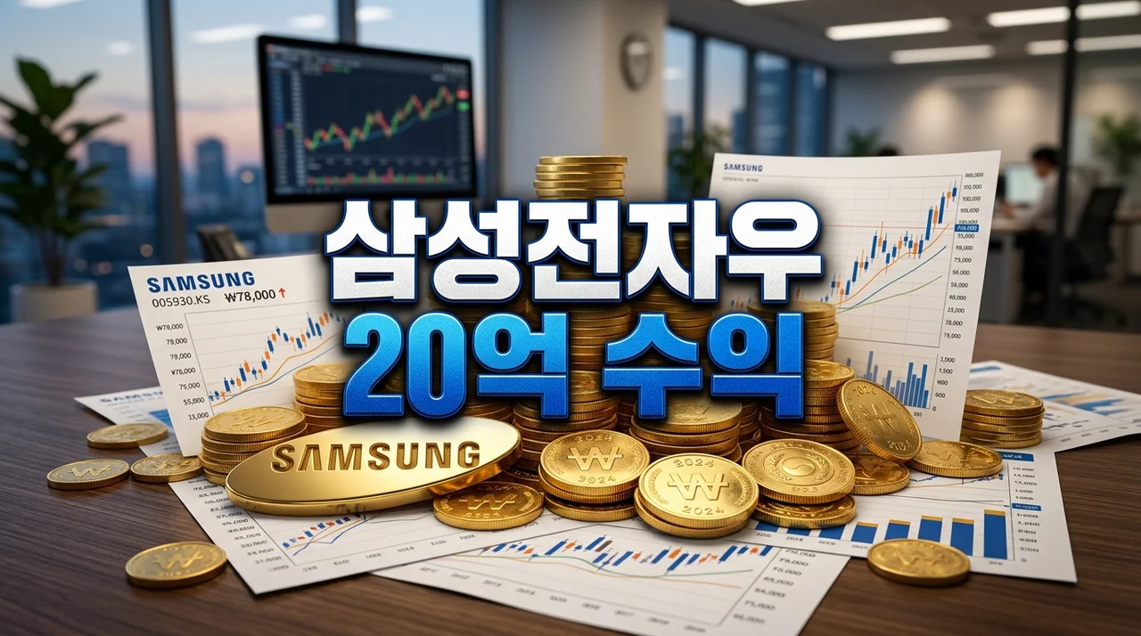 삼성전자우 1만 3000주 모은 부부 교사의 20억 수익 비결, 직접 해보니 알겠네요
