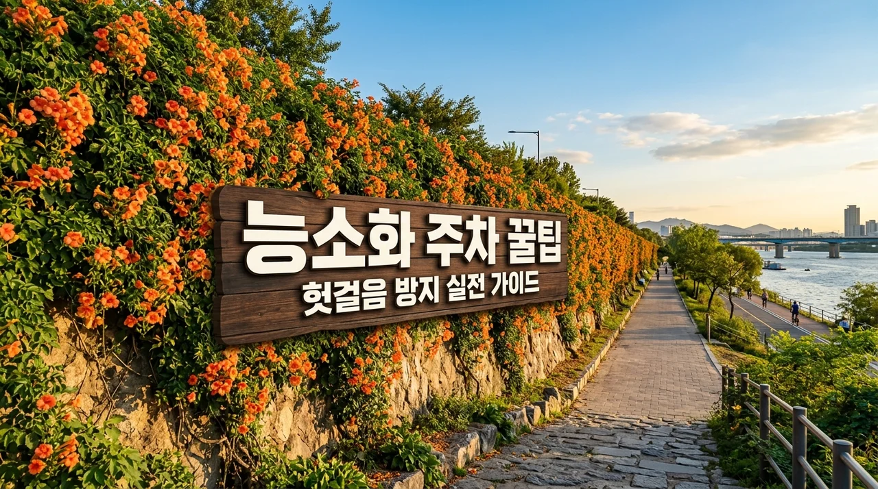 뚝섬 한강공원 능소화 주차 위치 꿀팁! 주말에 헛걸음하고 후회했던 진짜 이유