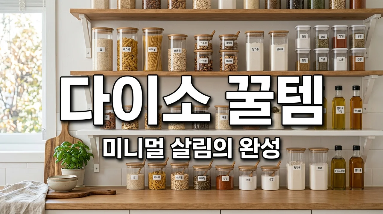 다이소 추천템 신상 7가지로 미니멀 살림 끝낸 리얼 후기 (품절 대란 주의)
