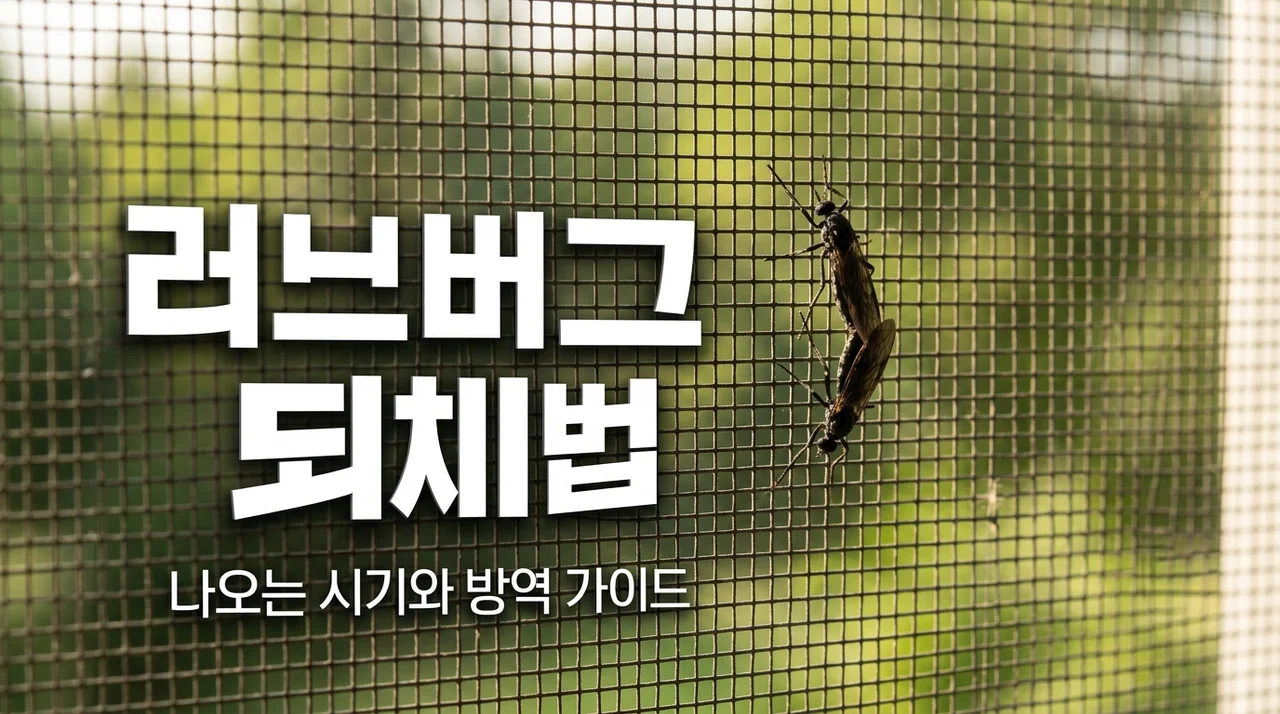 6월 7월 러브버그 나오는 시기, 아파트 방역 직접 해보고 깨달은 퇴치 꿀팁
