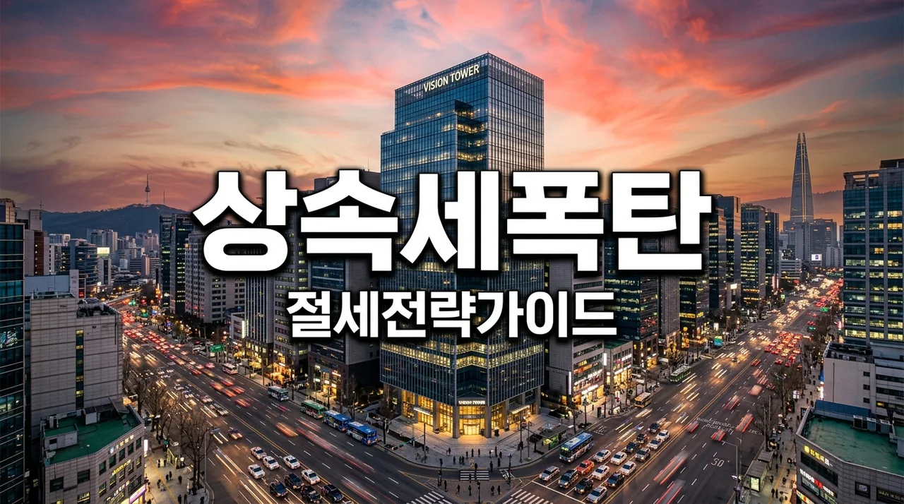 100억 빌딩 상속받고 빚쟁이 될 뻔? 준비 없는 상속세 폭탄 피하는 현실적인 방법