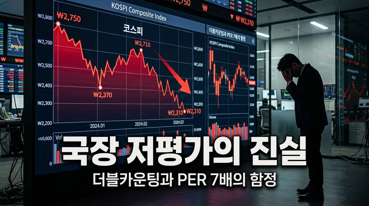 지주사 더블카운팅 걷어내도 PER 7배? 한국 반도체 코리아 디스카운트 진짜 이유에 뒷통수 맞은 사연
