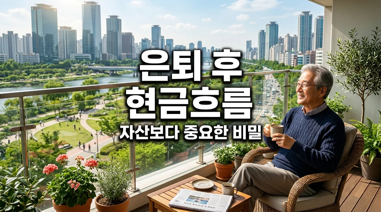 은퇴 후 40년 버티기, 10억 자산보다 매달 '현금흐름'이 생명줄인 이유
