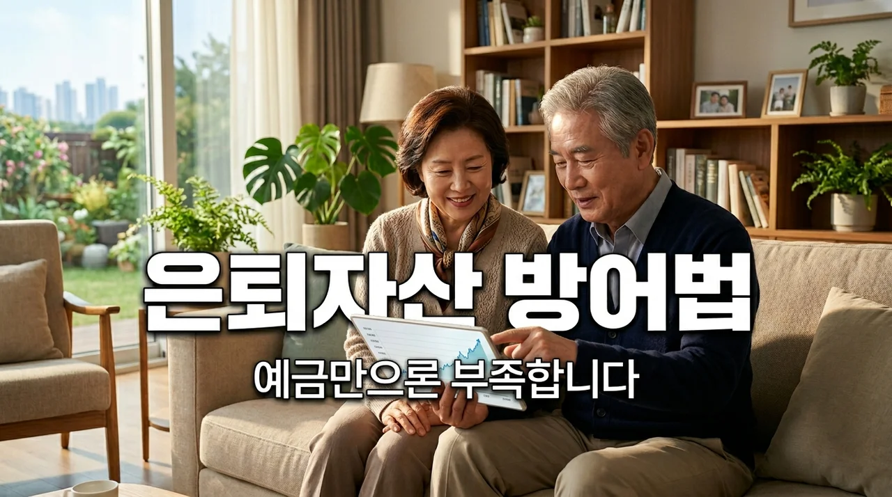 100세 시대 은퇴 자금 지키는 법, 예금만 믿다간 노후 자산 반토막 납니다