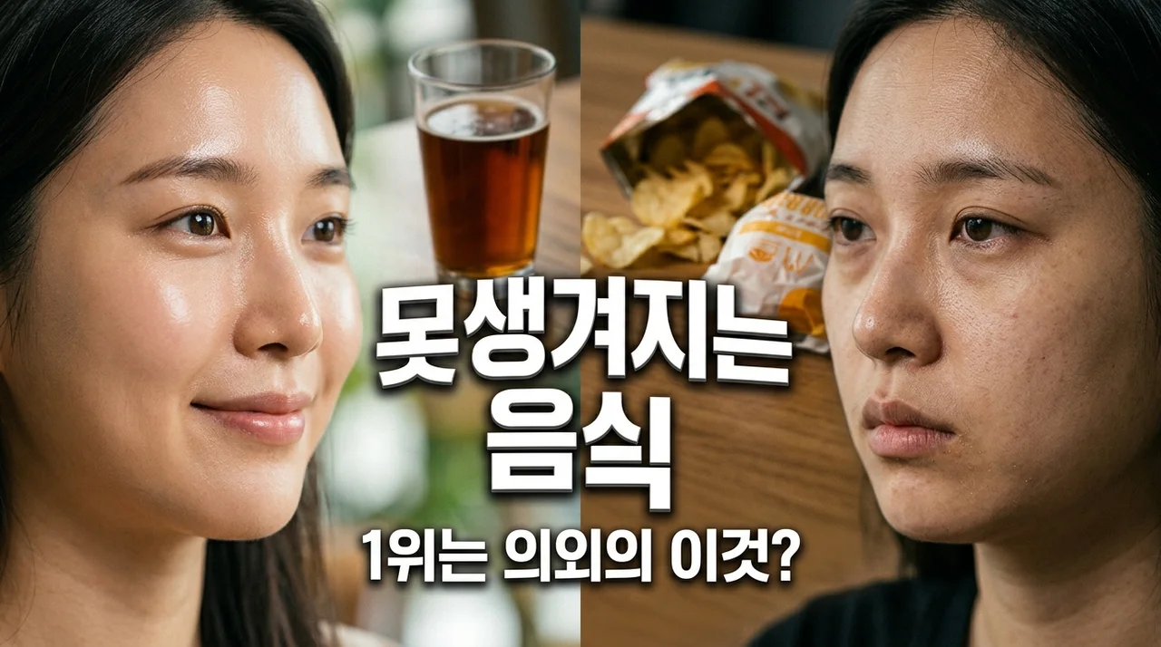 못생겨지는 음식 1위가 라면이 아니라고? 피부 노화 직격탄 맞고 깨달은 사실