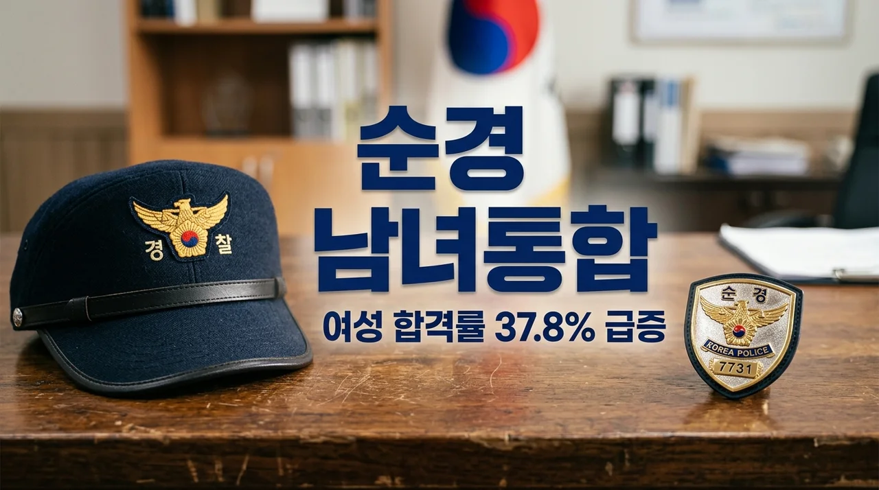 순경 남녀통합선발 여성 합격 37.8% 급증, 직접 보고 느낀 경찰 시험의 대변화