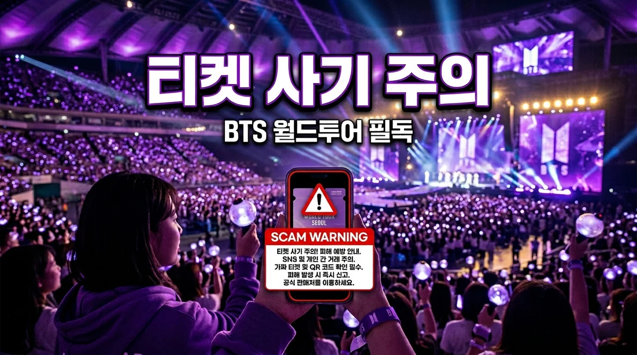 BTS 월드투어 티켓 사기 급증, 동남아서 억대 피해… 직접 겪어본 암표의 늪