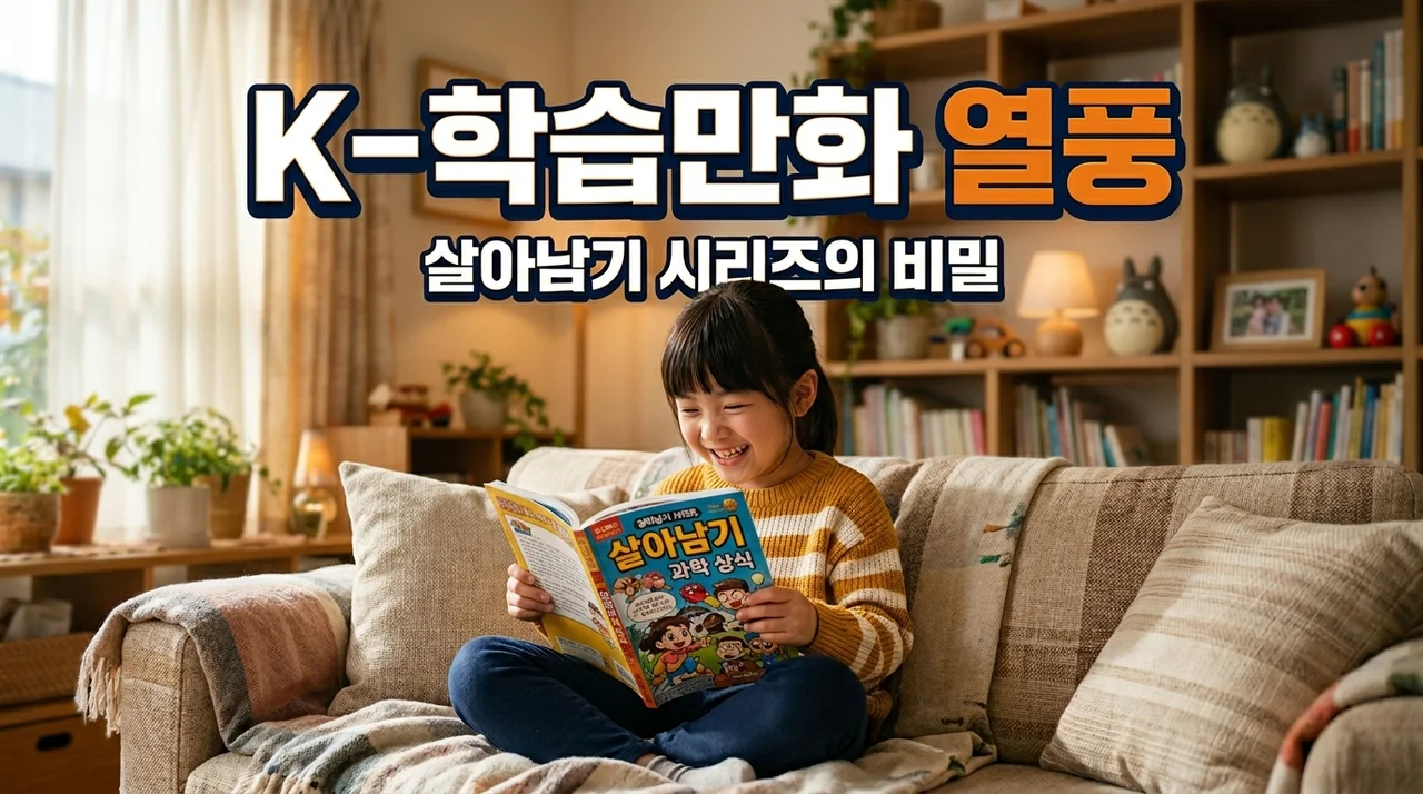 일본 학습만화 시장 뒤집은 살아남기 시리즈, 일본 부모들이 극찬한 이유