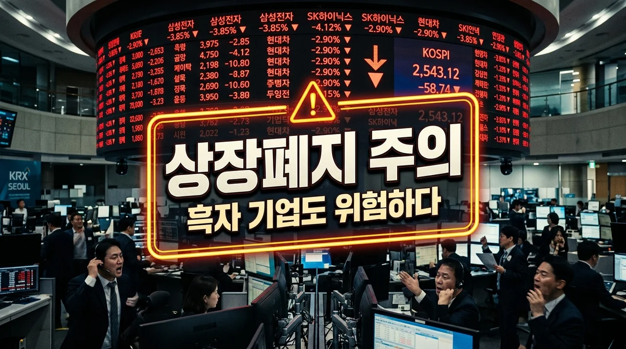 상장폐지 기준 강화? 흑자인데 동전주라 퇴출 위기 겪는 기업들 분석