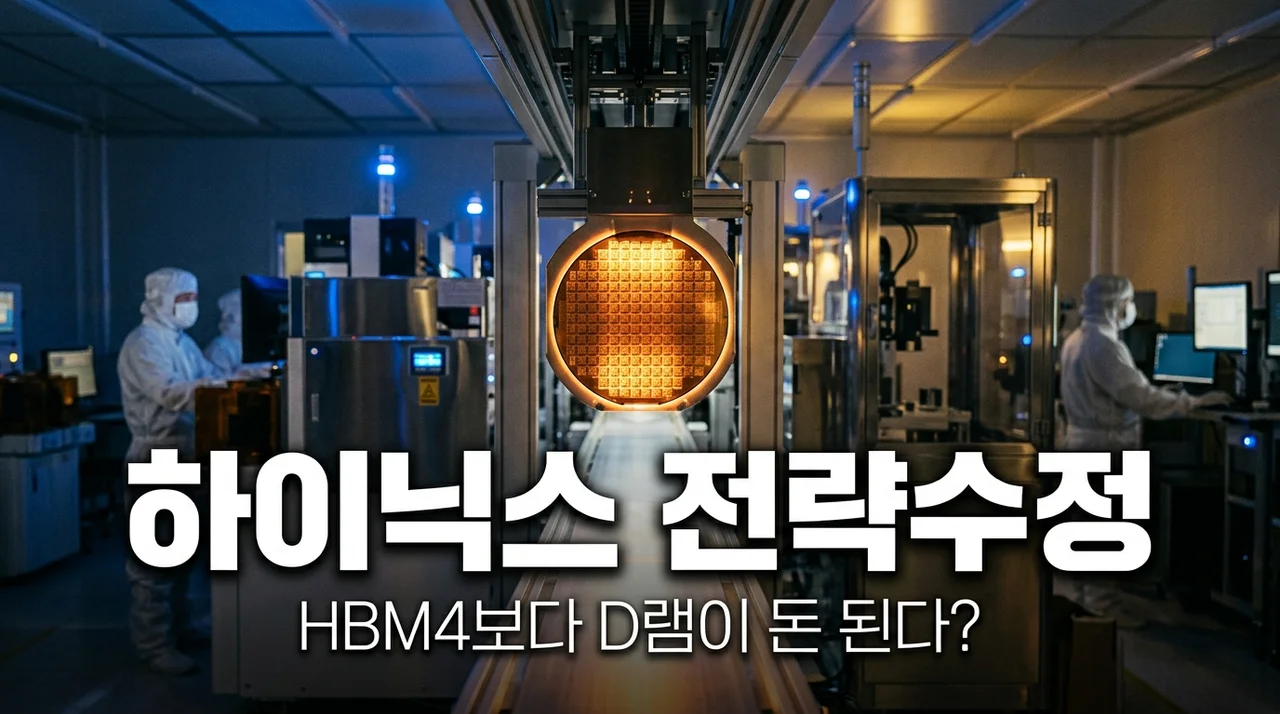 SK하이닉스 HBM4 속도조절? 범용 D램 수익성 90% 소식에 제가 내린 투자 결론