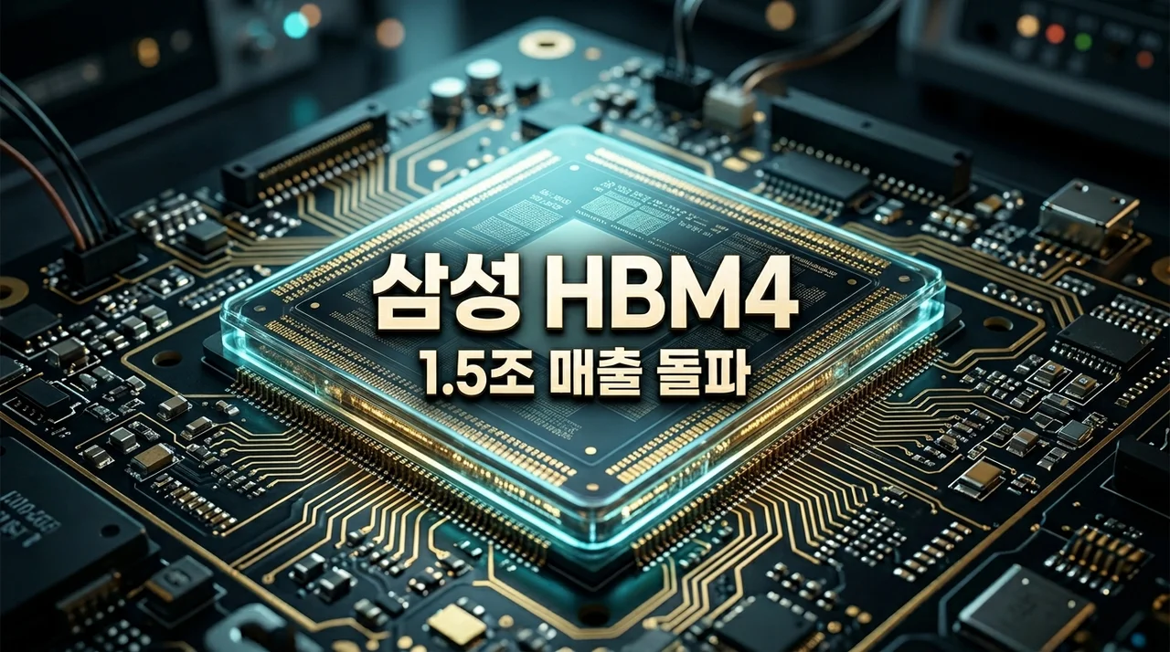 삼성전자 HBM4 매출 1.5조 돌파 소식에 반도체 투자를 다시 보는 이유