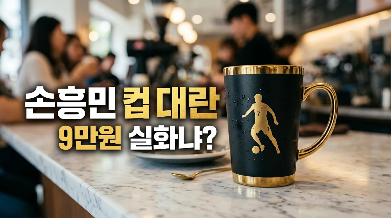 맥도날드 손흥민 컵 8,900원이 9만 원으로? 직접 확인한 프리미엄 가치