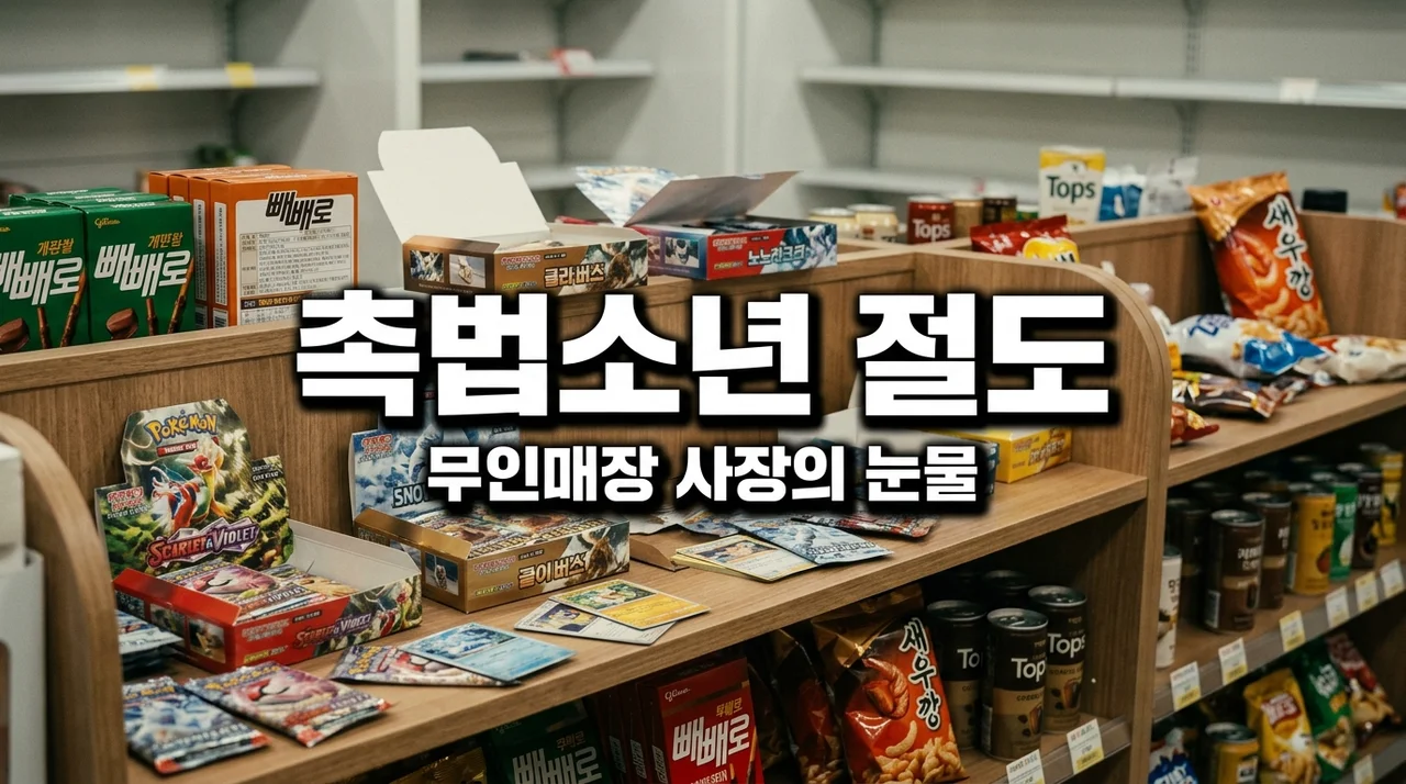 촉법소년 무인점포 절도 400만원 피해 보고 느낀 점 (부모 책임 묻는 법)
