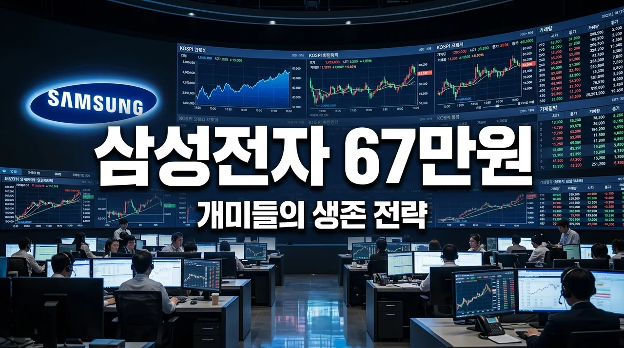 삼성전자 목표가 67만원 상향? 개미들이 꼭 알아야 할 실전 대응 전략
