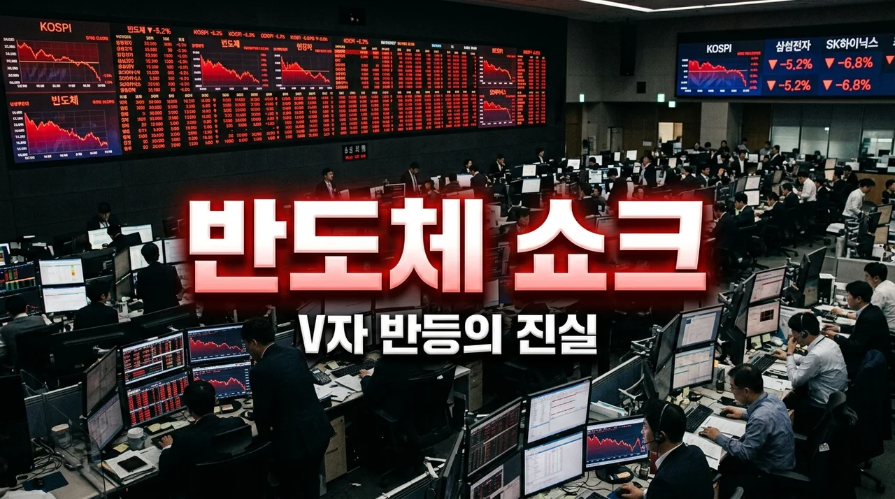 반도체 쇼크 급락, V자 반등일까 파티 종료일까? 직접 겪어본 하락장의 진실