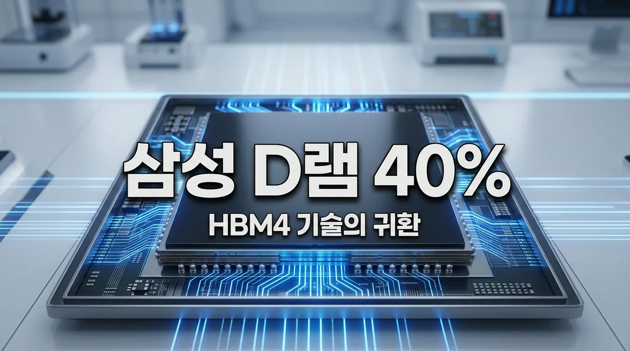삼성전자 D램 점유율 40% 탈환? HBM4 직접 보니 심상치 않은 이유